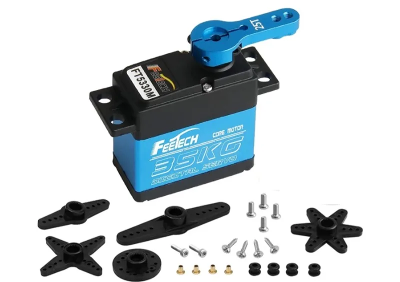 Servomoteur numérique personnalisé FT5330M, étanche, 7.4V, 35KG, noyau d'engrenage en acier, pour échelle 1/10, Kit robotique de direction de voiture Rc, éducation