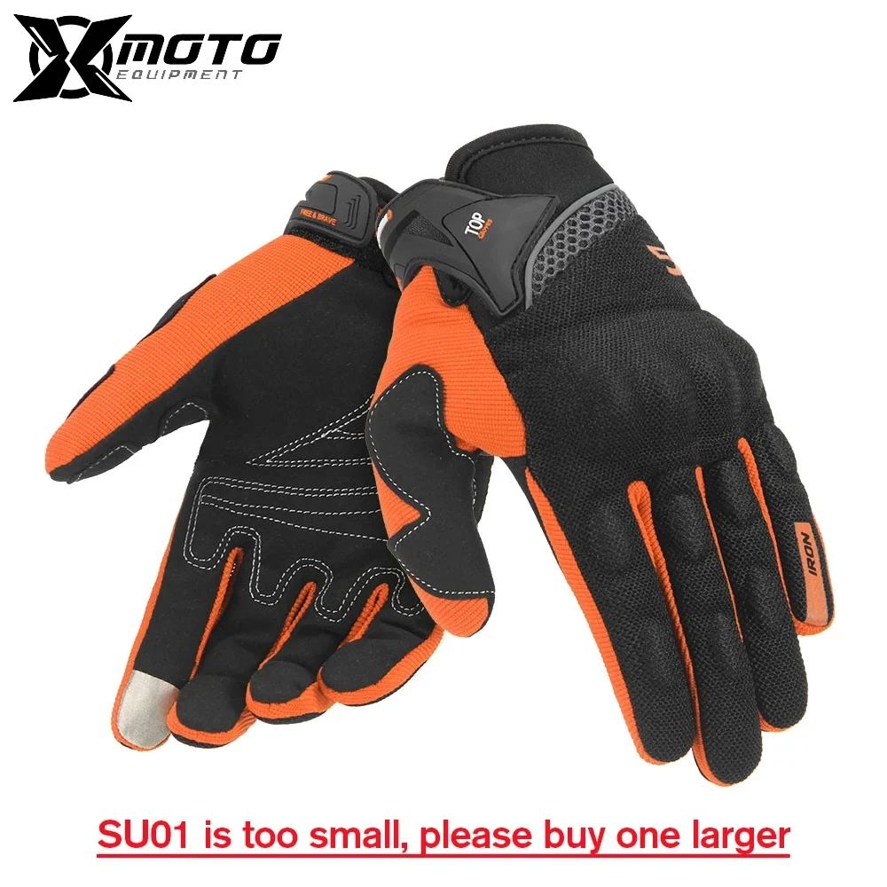 

Breathable Full Finger Outdoor Sports Protection Riding Dirt Bike Gloves Guantes New Moto Motorcycle Touch Screen Gloves