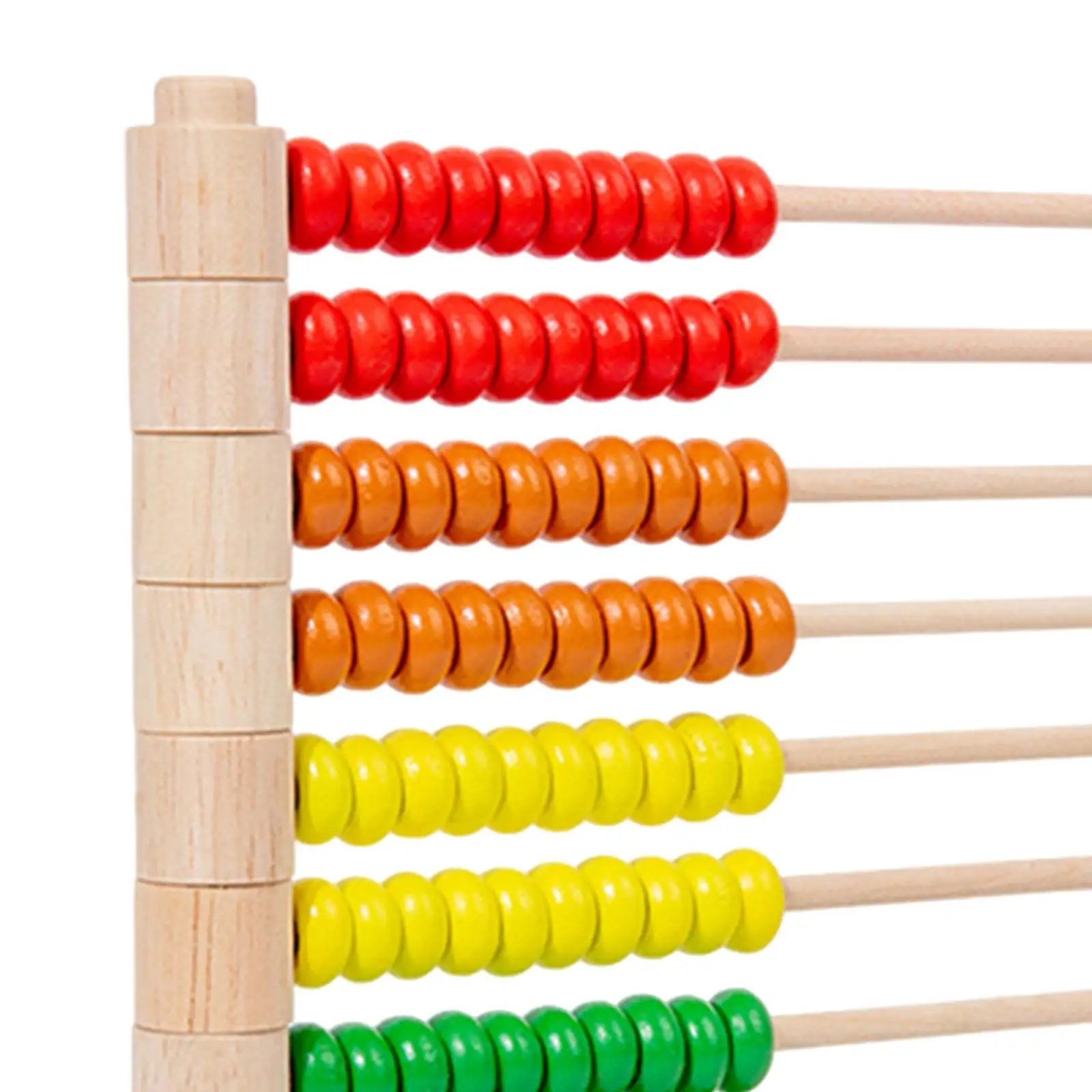 子供のための木製のabacus、数学操作、数字カード、女の子と男の子のための教育カウントおもちゃ、数値