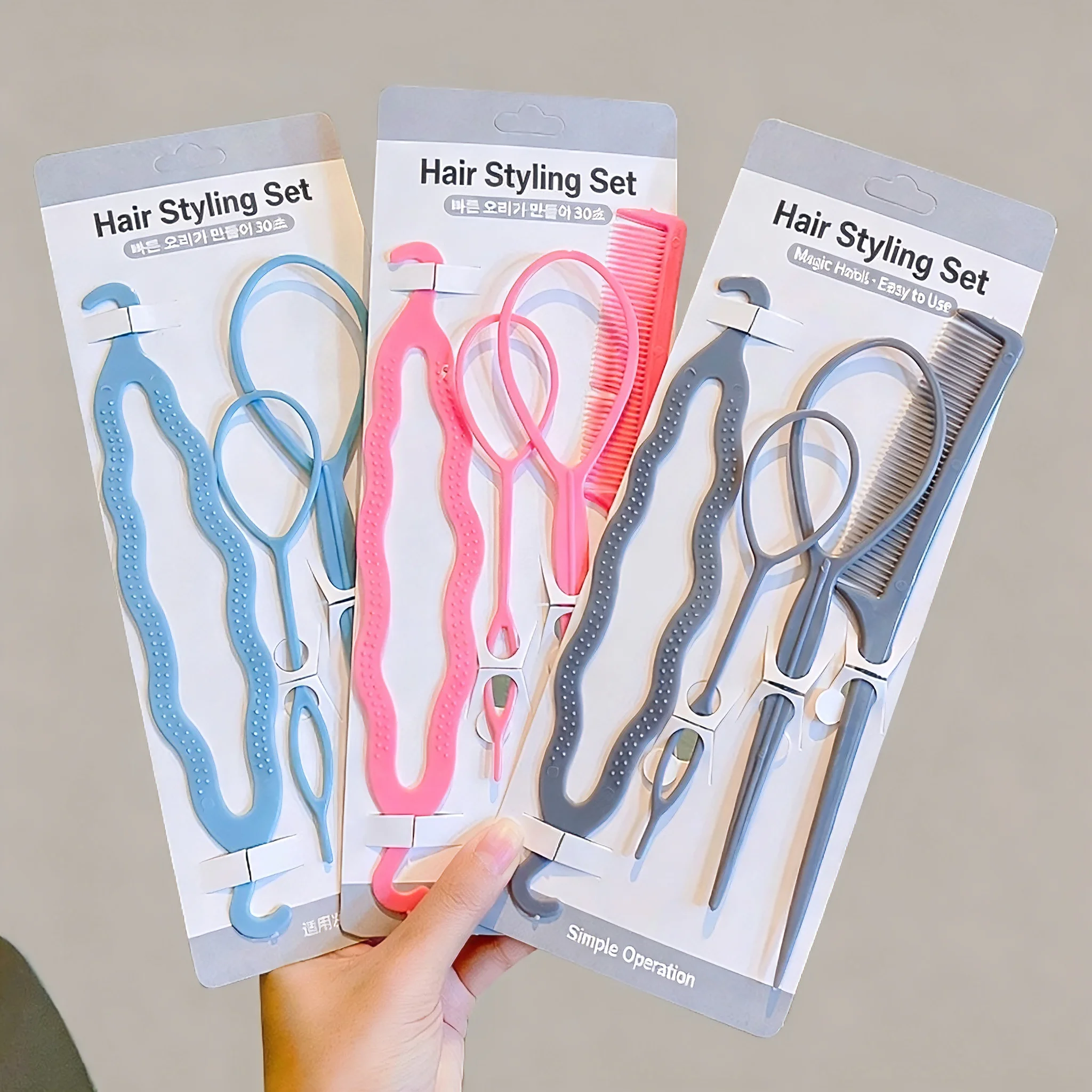 Lazy Hair Braiding Tool Bun Maker Hair Puller Hair Pins for Adults And Kids - Easy Hair Accessory for Quick Styling