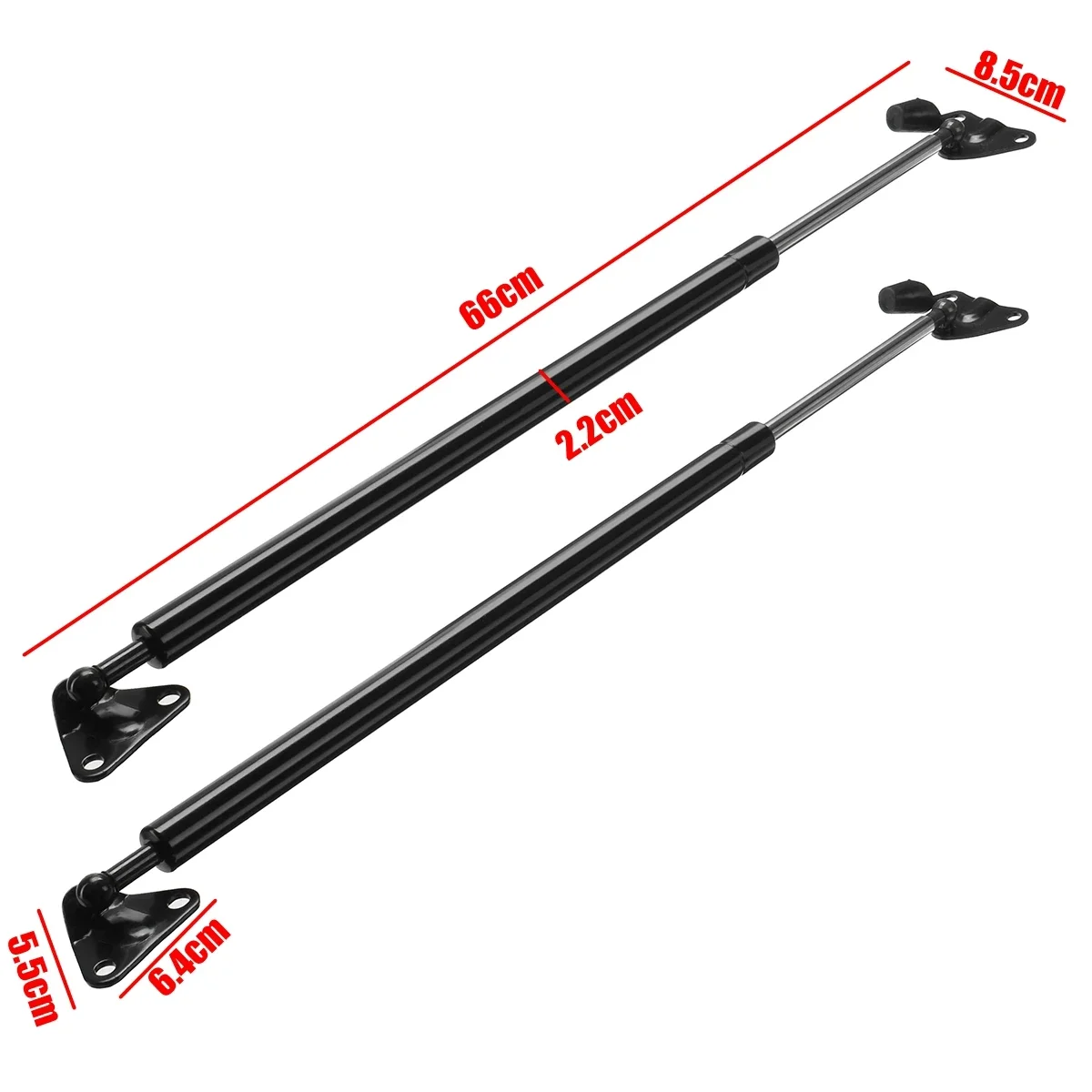 1Pair Rear Tailgate Gas Strut Damper Slow Down For Toyota Hiace Standard Roof Van 2005 2006 2007 2008