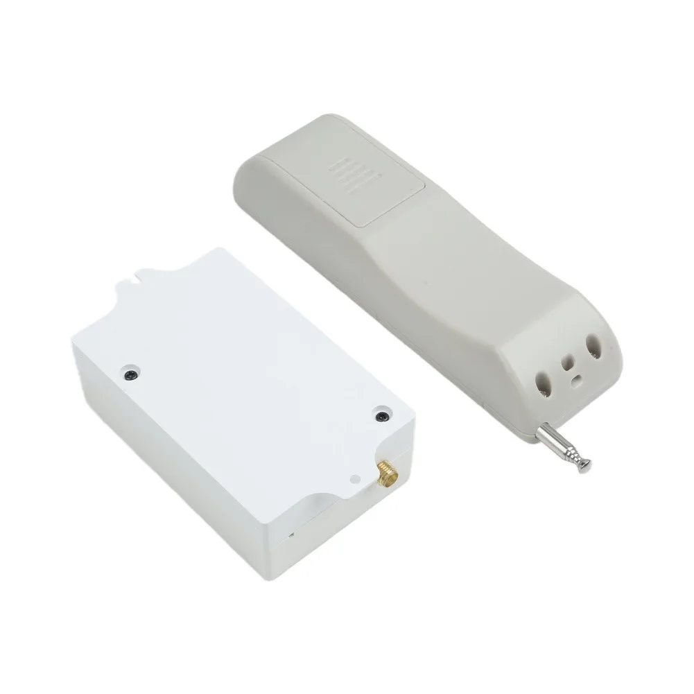 Wireless Remote Control Switch 100-240V AC 30A Single Channel RF433MHz Self Locking For Interlock Mode For Water Motor Light