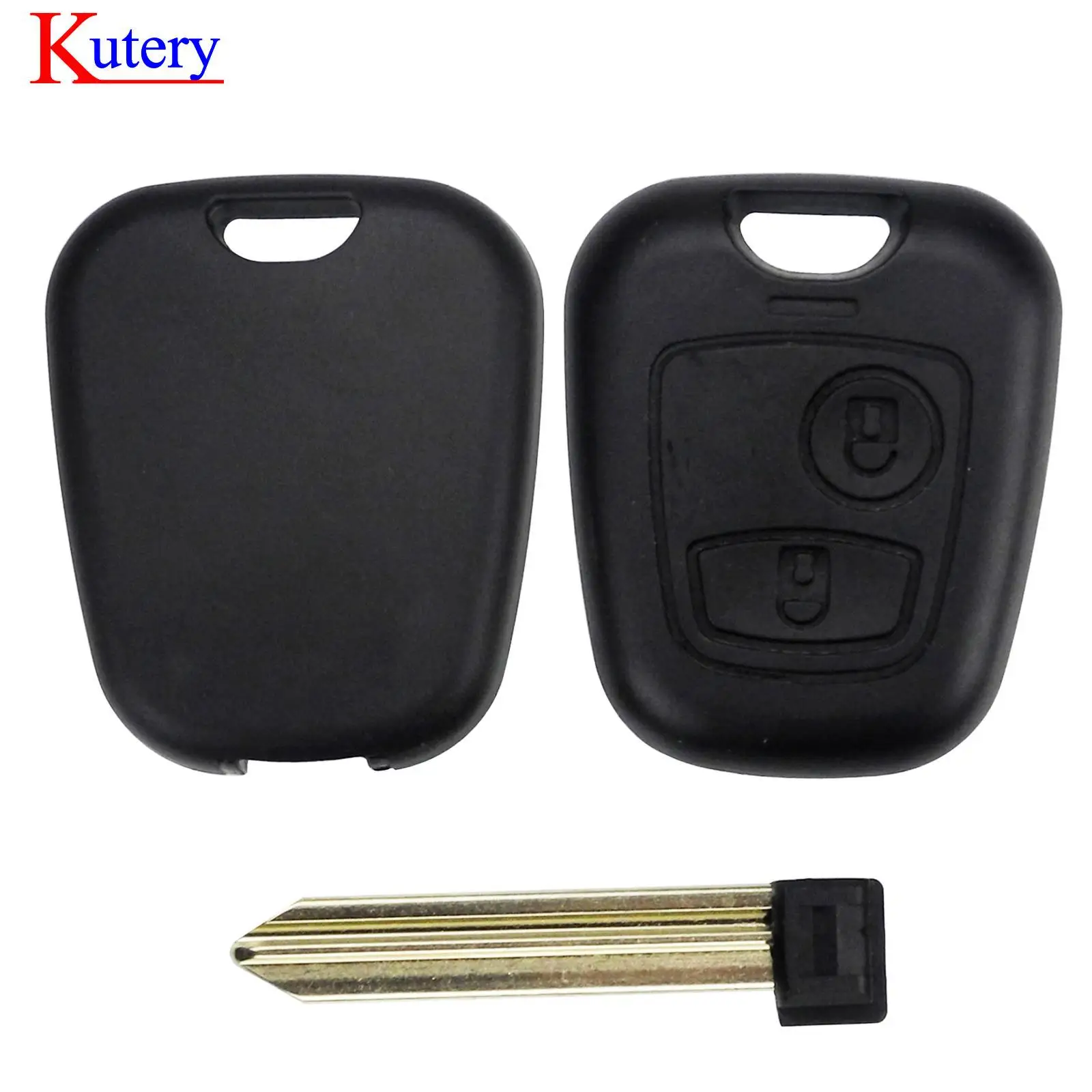 Jingyuqin-funda de repuesto para llave de coche, carcasa remota para Peugeot Partner Expert Boxer SX9, Citroen c-elysee con cuchilla SX9