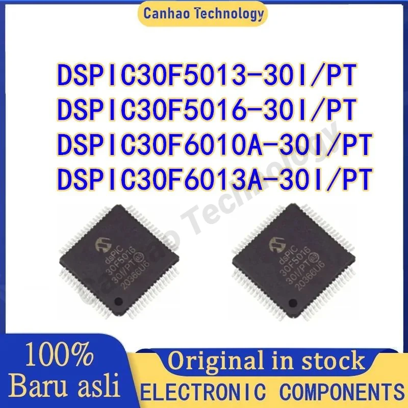 

DSPIC30F5013-30I/PT DSPIC30F5016-30I PT DSPIC30F6010A-30I PT DSPIC30F6013A-30I PT DSPIC MCU IC Chip TQFP-80 In Stock 100% New