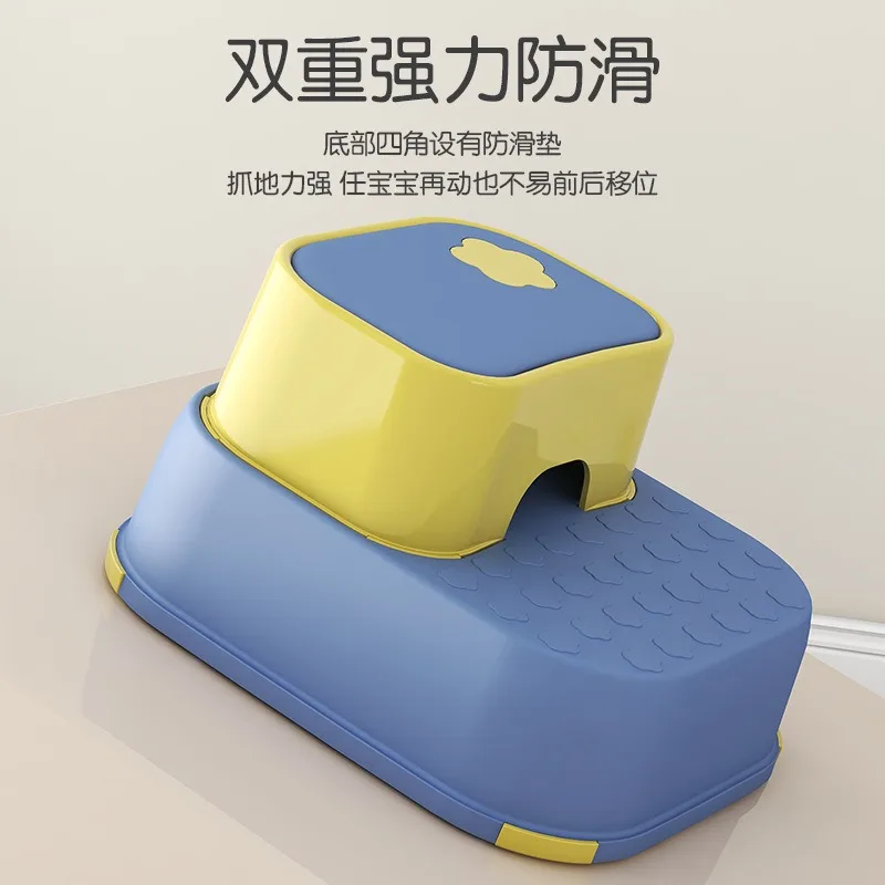 عدم الانزلاق قوي الاطفال خطوة البراز انفصال تصميم ل بالوعة الحمام المرحاض التدريب الأطفال مستقل مساعد خطوة البراز #4