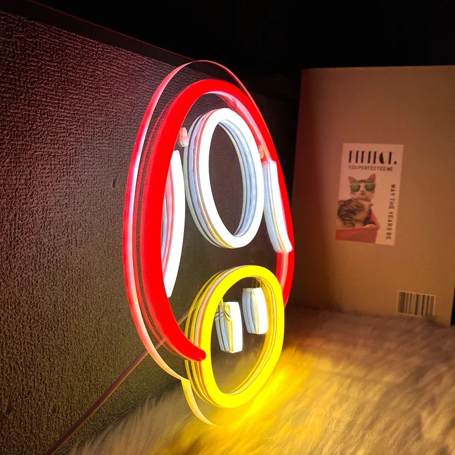 Beauty Salon Decor Room Wallpaper for Wall Bar Neon Gamer Decoration Game Sign Light Up Man Mushroom Birthday Gifts Boys Cave view 4