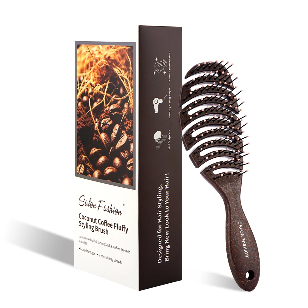 Hollow Hairbrush Gift Box Set Detangling Comb Anti-Static Scalp Massage Dry And Wet Use Easy To Clean Hair Styling Tools