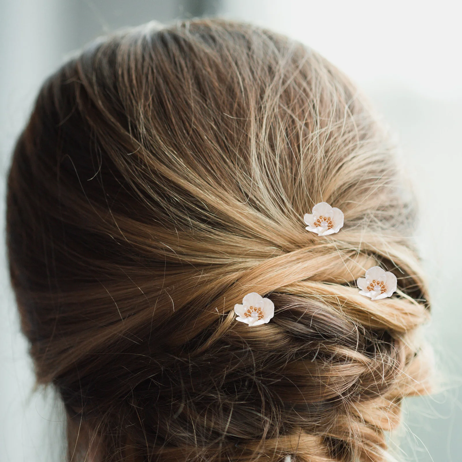 

4pcs Retro Hanfu Camellia Hairpins With Pearl Sticks Elegant Simple Decor Accessories For Women Parties Celebrations