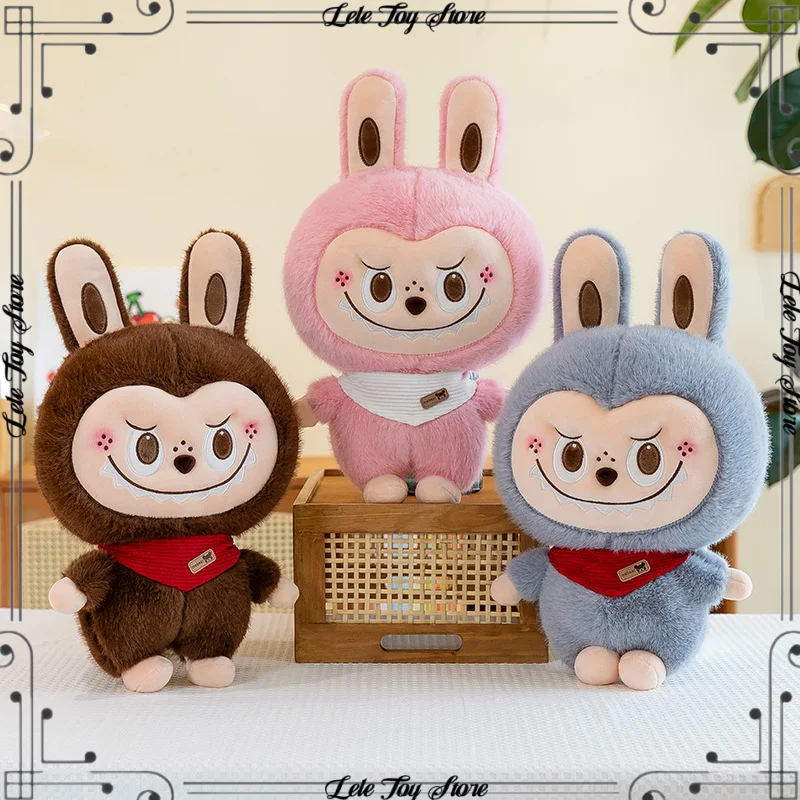 30cm Labubu Cute Doll Rabbit Stuffed Pendant Plush Toy Doll Pillow Bed Decoration Boy And Girl Birthday Gifts Home Furnishings