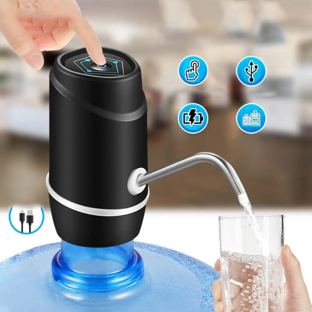 Portable 800mAh Battery Water Pump Electric Rechargeable Bottled Water Pump Intelligent High Quality Automatic Drinking Pump