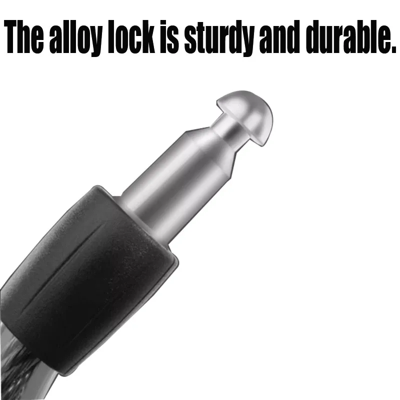 Portable bicycle chain lock Durable anti-theft security lock Lock for riding bicycles, road bicycles, motorcycles, electric bicy