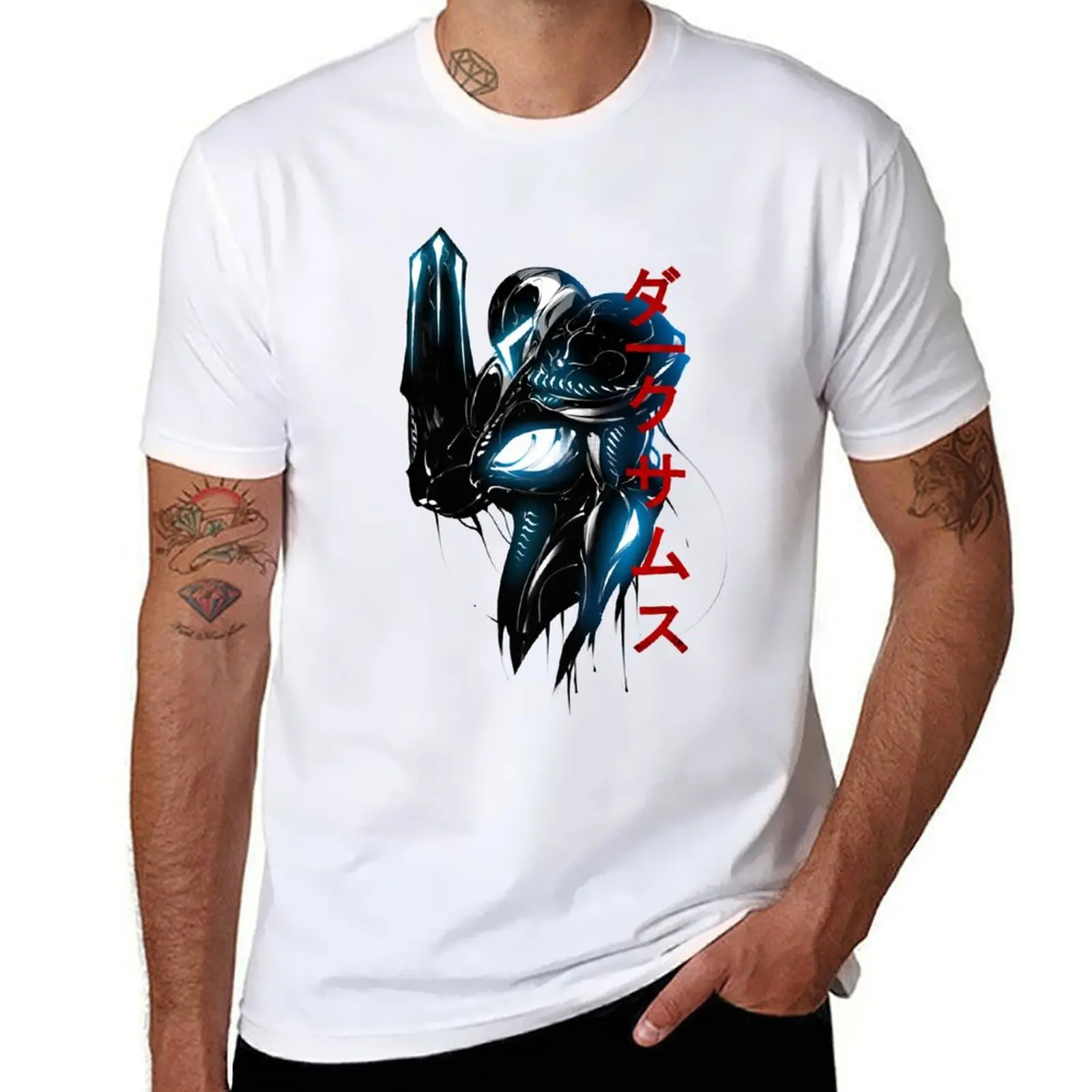 Dark Samus T-Shirt fashion shirts vintage graphic tee mens t shirt graphic