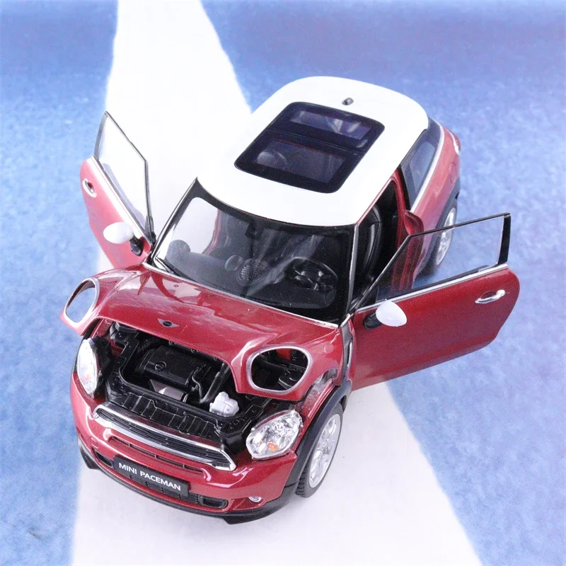 WELLY 1:24 MINI Cooper S Paceman Car Model Classic Model Car Alloy Metal Toy Car for Kid Crafts Decoration Collection B38