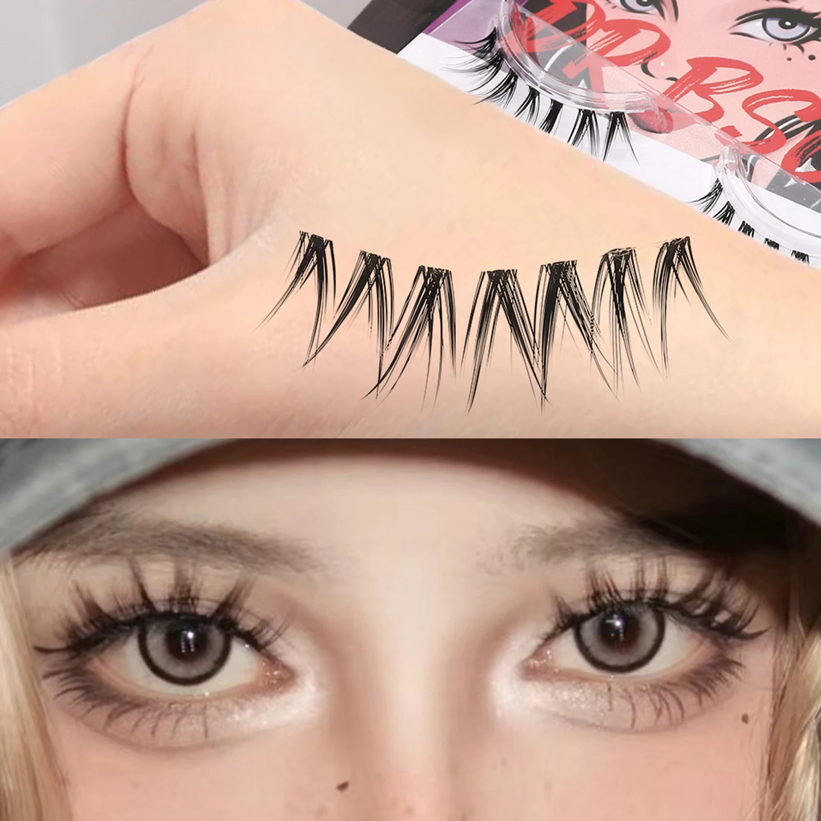 5 Pair Simulation Cosplay Foxes False Eyelashes Ultralight Natural Look Eyelash Extension For Fashion Party Enlarge Your Eyes