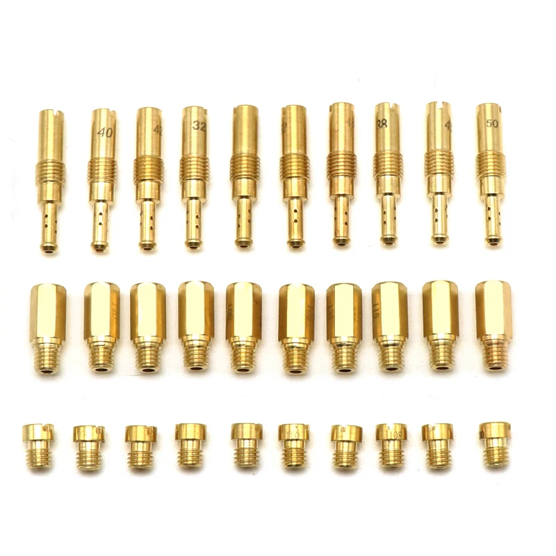 ZSDTRP 10 stücke Motorrad Vergaser M5 Wichtigsten Jets Langsam Pilot Jets Für Keihin PWK BD CRS FCR PD PE PJ PWM carb Teile – Detail 2