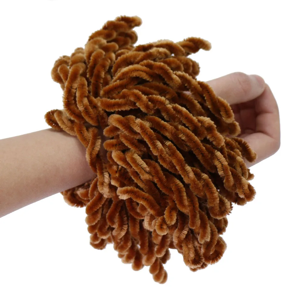 New Volumising Women Velvet Silk Hair Tie Solid Color Plain Big Hair Ring Headwear Volumizer Scarf Muslim Fluffy Velvet Headwear view 5
