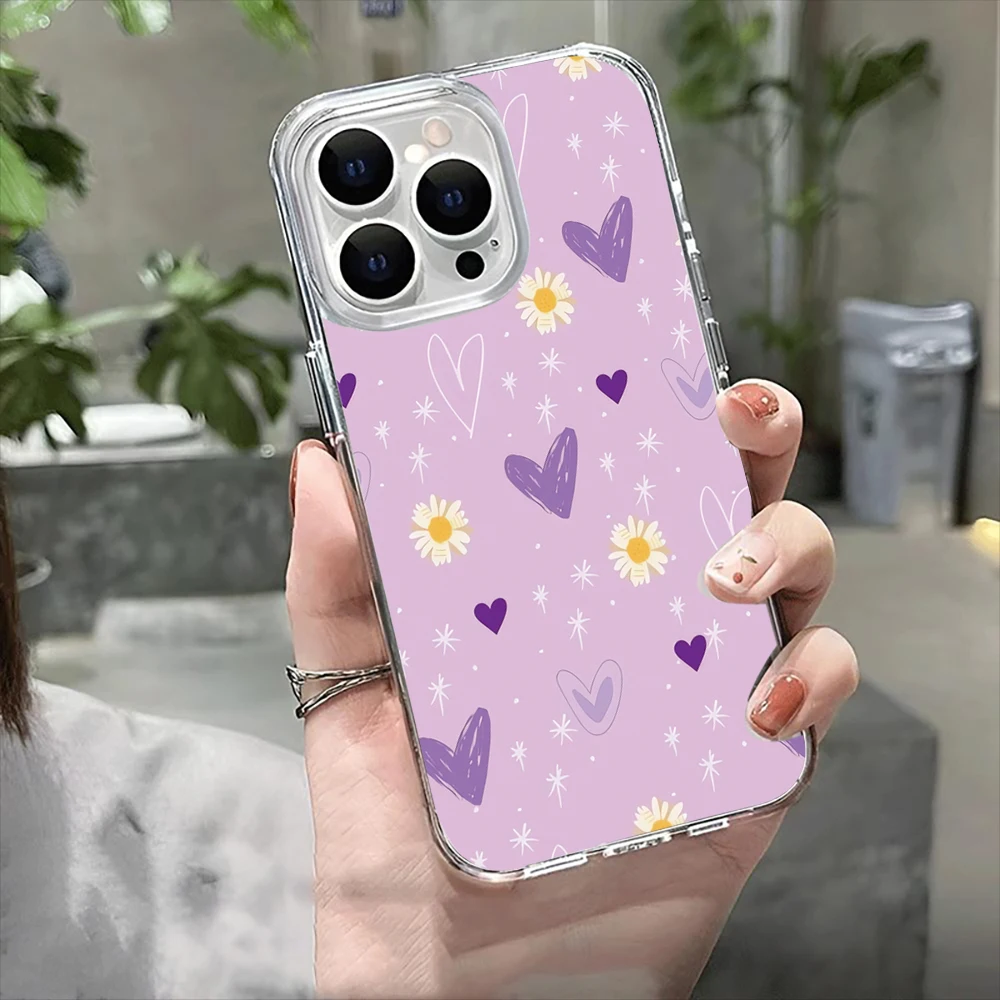 

love Clear Case for iPhone16 Pro Max 16Pro 16Plus 16 15 Pro Max 15Pro 15Plus 15 13 13Pro 14 12 11Pro Max Plus