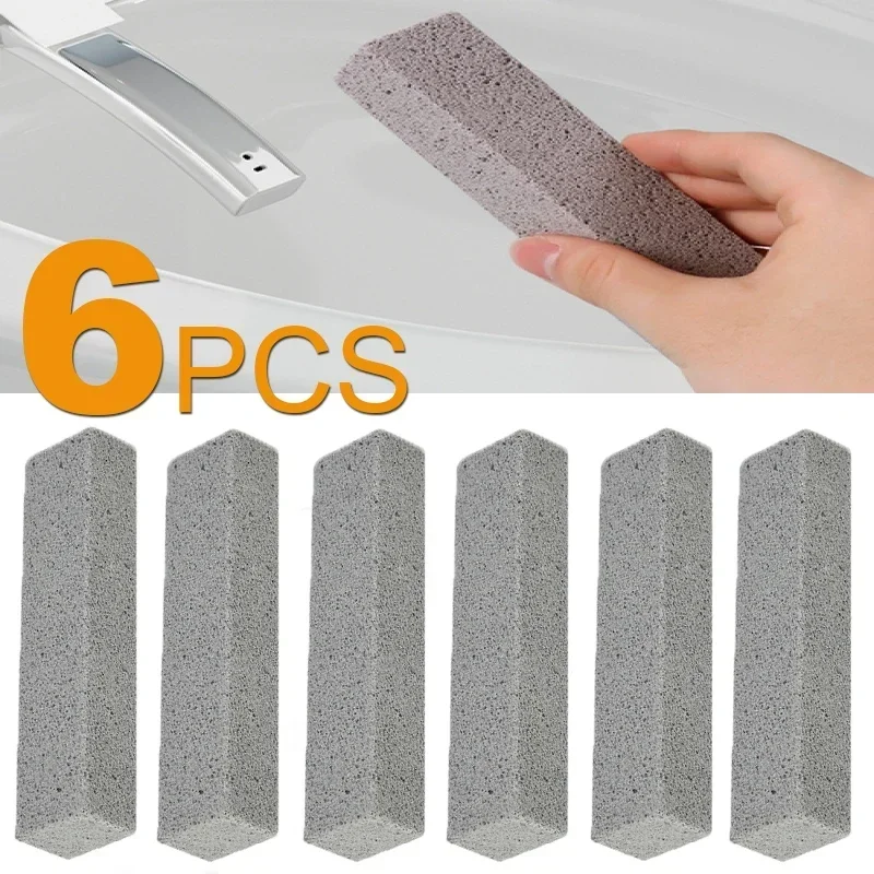 Chun 6pcs Toilet Cleaner Stone Natural Pumice Stone Toilets Brush Bathroom Cleaning Brush Cleaning Stone Bathroom Clean Gadgets