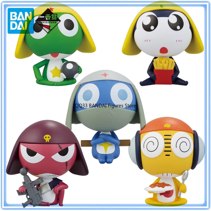 

BANDAI Ichiban Kuji Anime Figure Keroro Tamama Giroro Kururu Dororo Action Figure Model Desktop Decoration