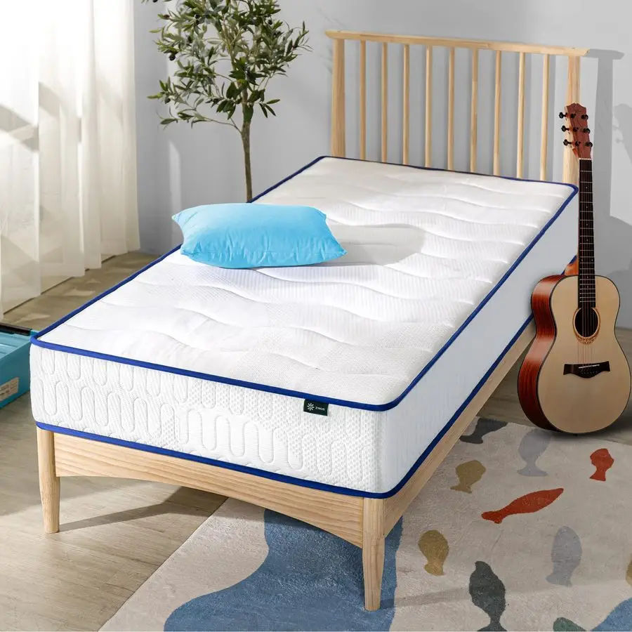 

10 Inch Essential Innerspring Mattress, Twin, Mattress for Kids, Medium Firm Feel, CertiPURUS Certified Foams, Mattress in A Box