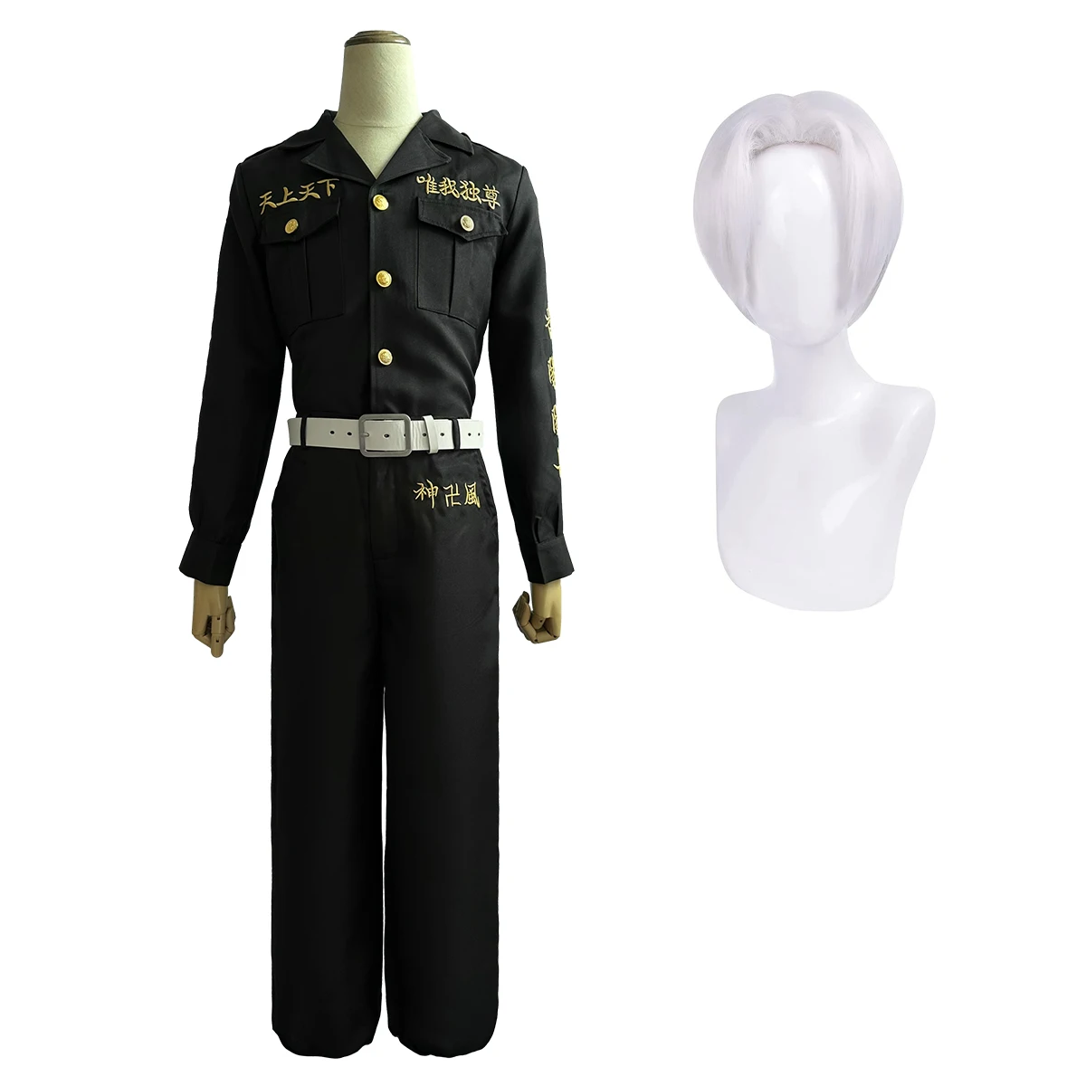 HOLOUN Tokyo Anime Izana Kurokawa Cosplay Costume 8th Captain 1st Generation Toman Special Attack Uniform Embroidery