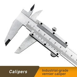 0-150MM Vernier Calipers Steel Gauge Micrometer Measuring Instruments Carpenter Tools Professional Pachymeter Depth Ruler