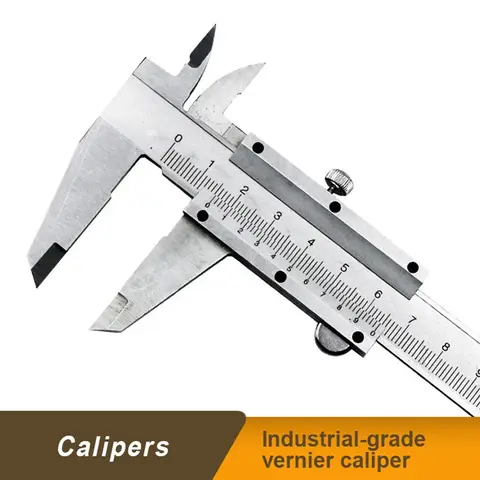 0-150MM 버니어 캘리퍼스 스틸 게이지 마이크로미터 측정 장비 목수 도구 전문 Pachymeter 깊이 눈금자