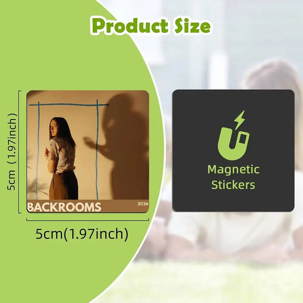 B-Backrooms Movie Refrigerator Magnet Creative Kitchen Home Decoration Soft Magnetic Decor Festival Gifts Multi Scene Use