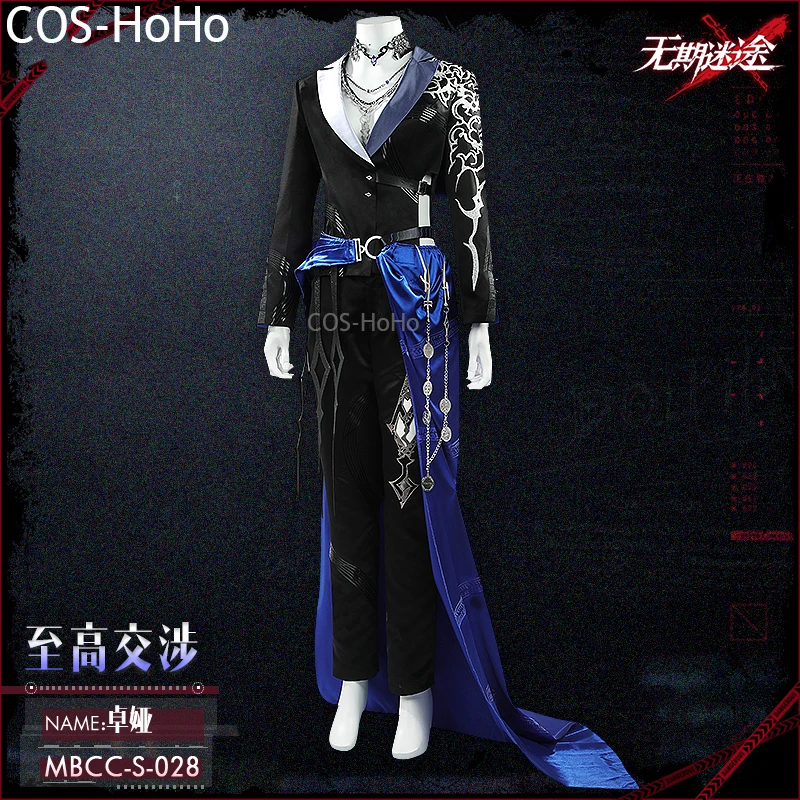 COS-HoHo Anime Path To Nowhere ZOYA Skin Game Suit Gorgeous Uniform Cosplay Costume Halloween Carnival Party Role Play Outfit