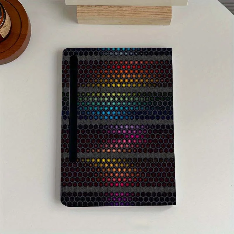 

Красочный чехол в форме шестиугольника для Samsung Galaxy Tab S6 S7 S8 S9 S10 FE Plus Lite, мягкий, гибкий, с поддержкой планшета