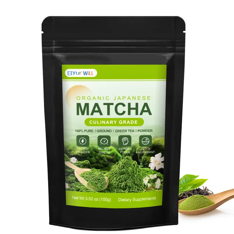 ByurWill Premium Matcha Supplement Boost Energy & Metabolism, Detox and Cleansing Body, Fat Burning, Rich Vitamins