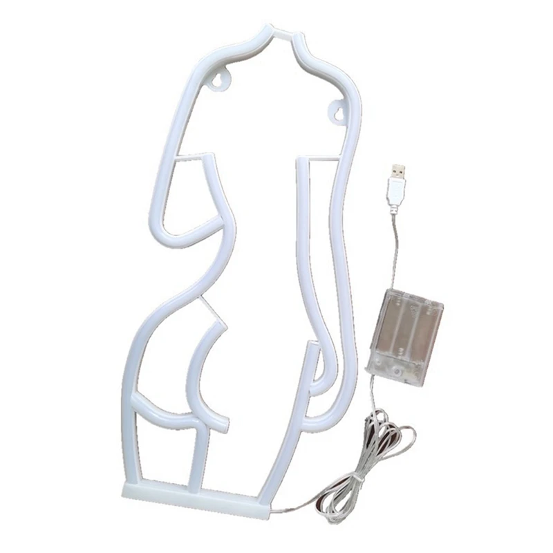 

AC62-Neon Sign, Lady Back LED Neon Lights Signs For Wall Decor Battery And USB Powered Neon Sign For Bedroom Bar Man Cave