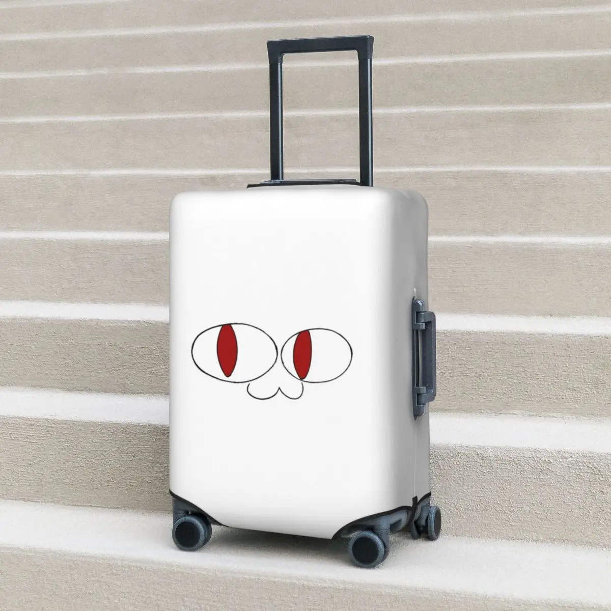 

Smoking Neco Arc Suitcase Cover Protection Elastic Travel Luggage Protector Covers for 18-32 Inch