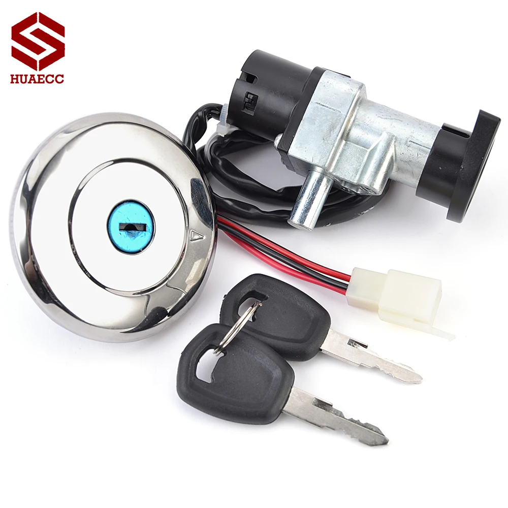 90300075 Fuel Gas Cap Ignition Switch Seat Lock with Key Kit for Harley XG500 XG750 XG750A Street 500 750 750A