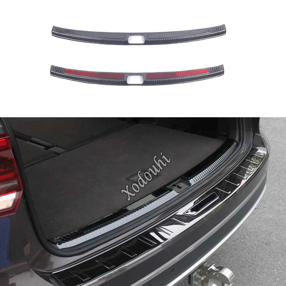 

Trunk Inner Guard Rear Bumper Trim Covers For VW Volkswagen Teramont Atlas 2021 2022 2023 2024 Stainless Steel Car Accessories