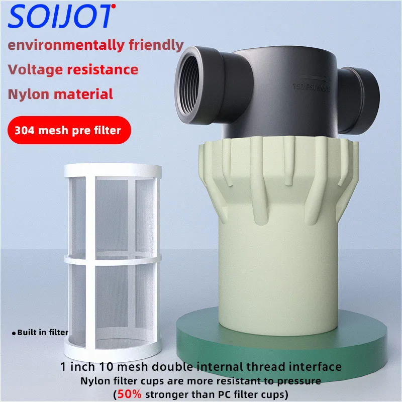 

3/4inch internal thread filter, 25 water pipes, 304 stainless steel filter, pre filter, tap water pipe filter Pressure and explo