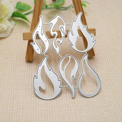 Cutting Dies Fire Flame Passionate Decorative Embossing Album Cover Embossing Die Cut Mold Paper Cards Making Tool