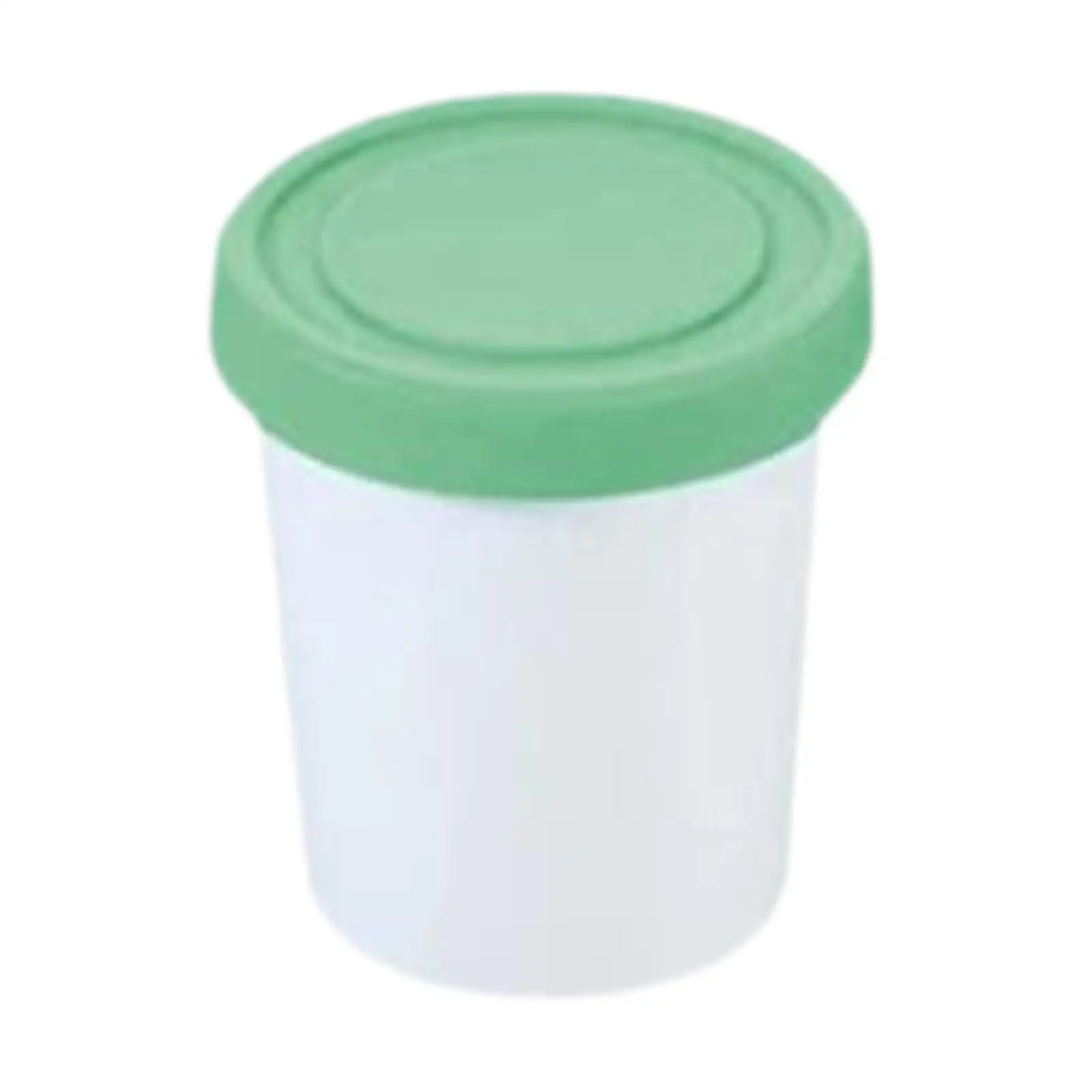 6xIce كريم باينت كوب حاوية الحلوى للحلويات محلية الصنع الآيس كريم الزبادي M الأخضر #3