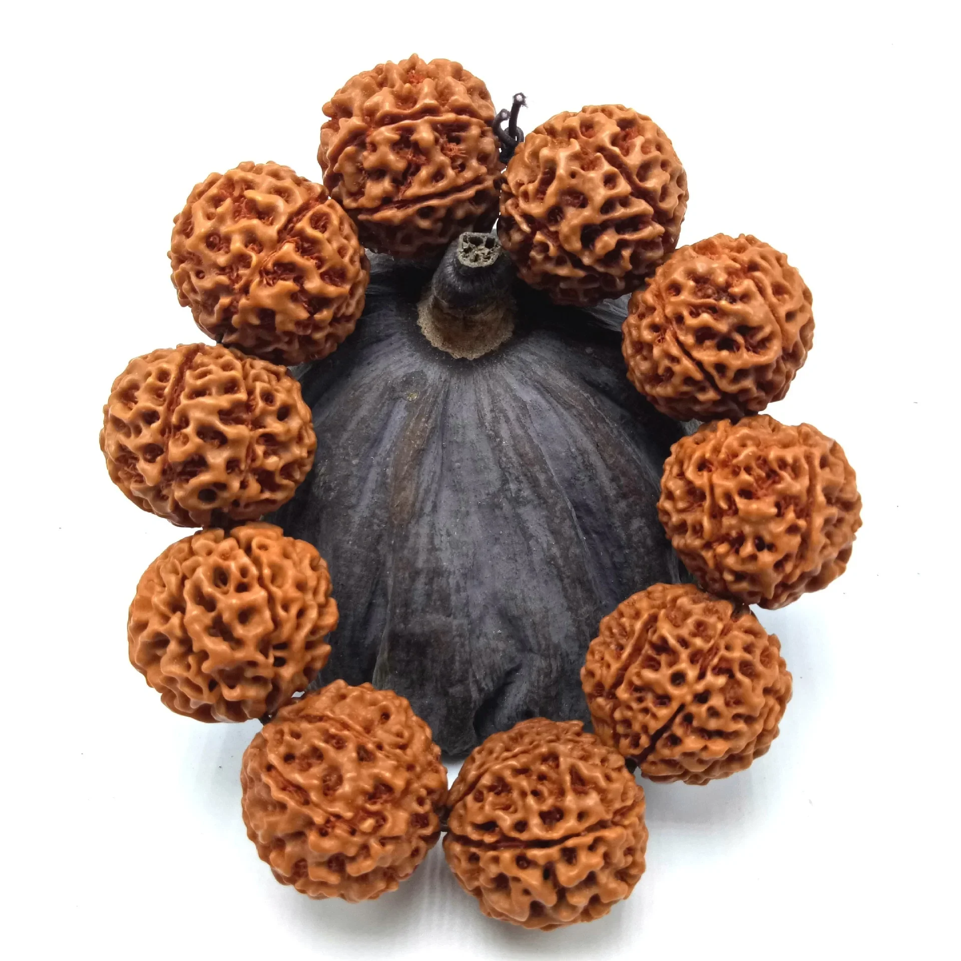 

Natural 67-8-petal Donkey Kong Bodhi Handstring Aggressive Landing Red King Kong Bear Submerged Bracelet