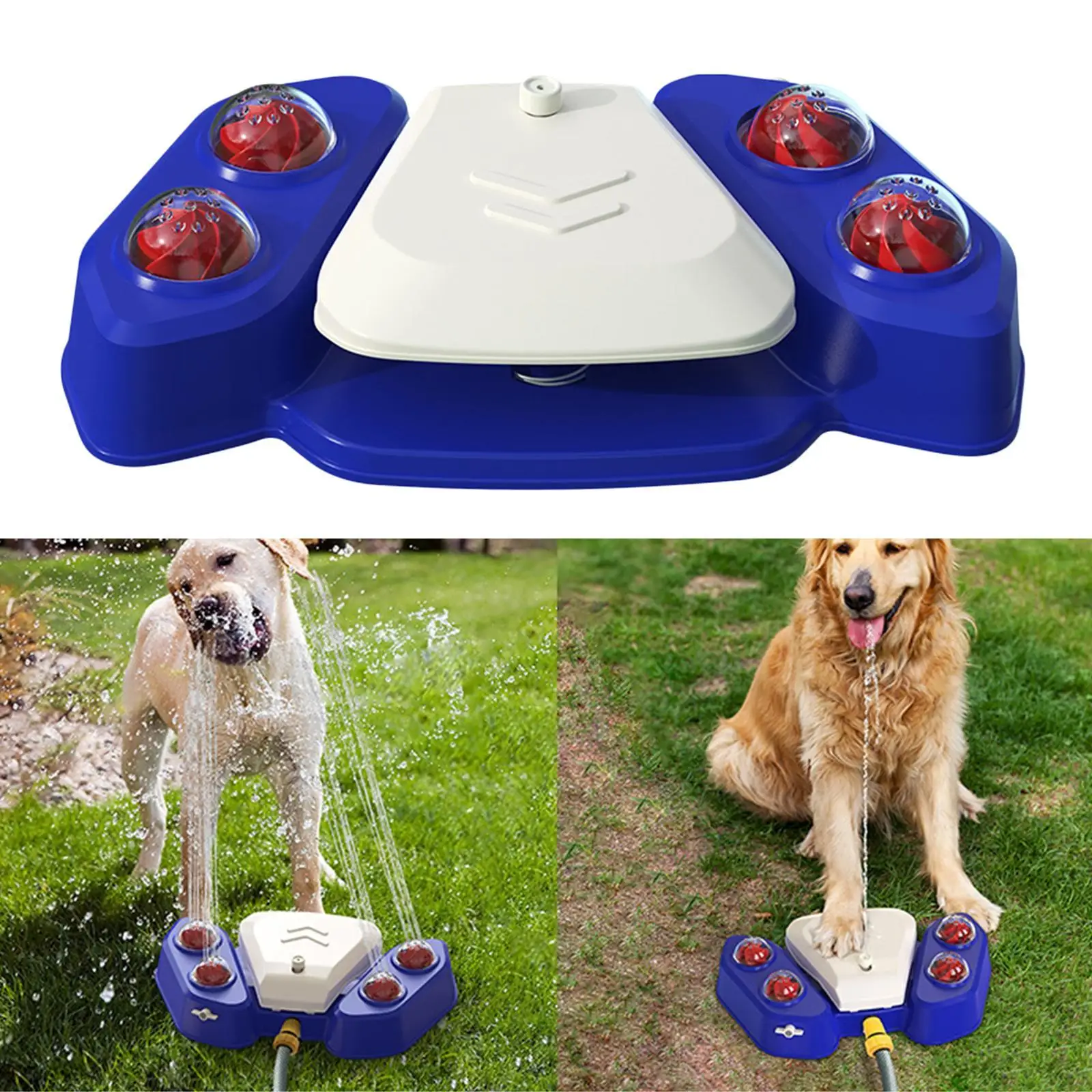 Presse à boire pour animaux de compagnie de jardin, arroseur d'eau, douche, fournitures pour animaux de compagnie