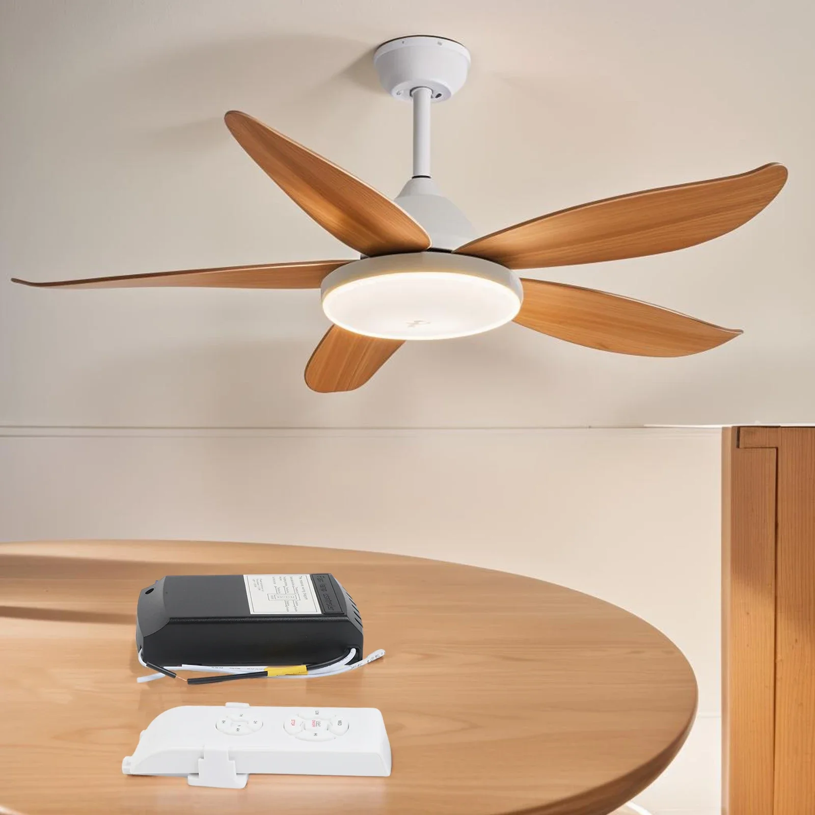 

Indoor Use Home Lighting Setup Wireless Ceiling Fan Light Ceiling Fan Remote Easy Install Ceiling Fan Kit As Shown