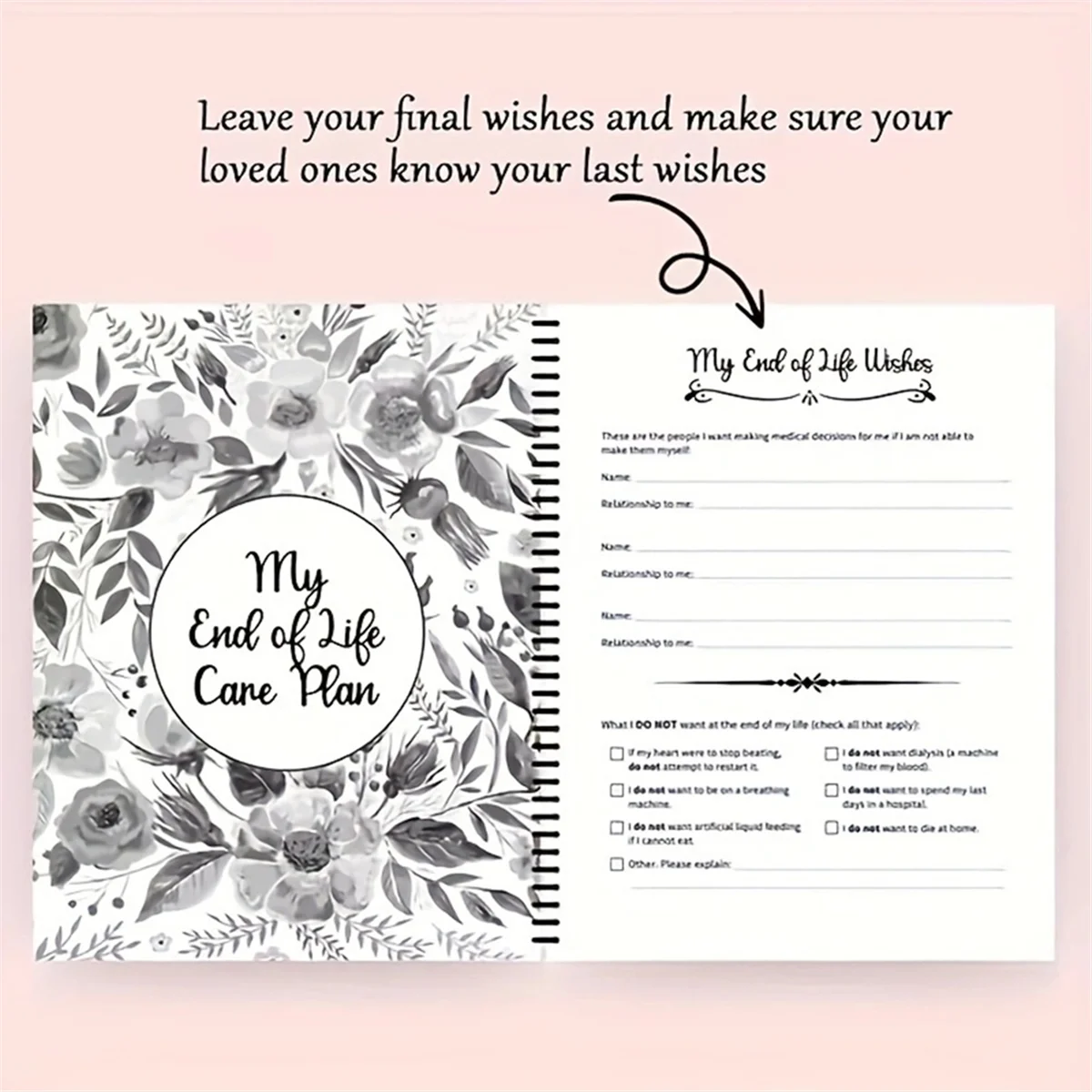 

AA98 End of Life Planner: Sorry, It'S Your Problem Now, Because I'M Dead, End of Life Meaningful Wire-O Notebook Planner