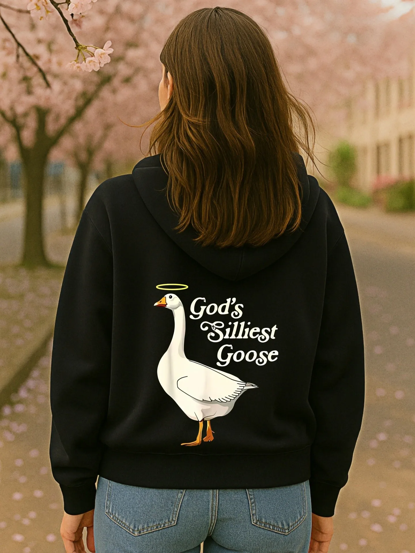 Graphic Hoodie Women, Cute Print, Casual Aesthetic Design, Soft Fabric, Casual Everyday Wear, For Teens