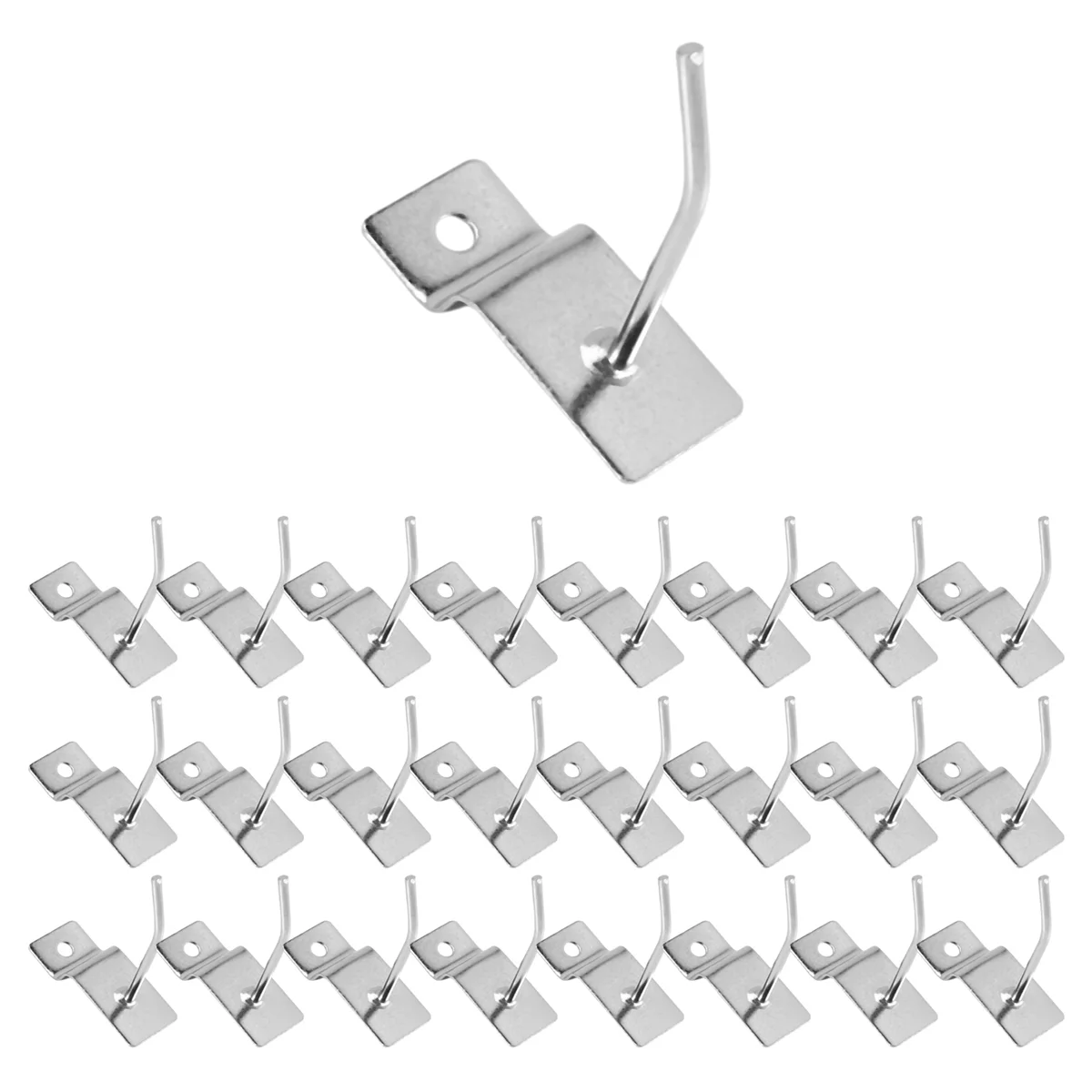 Gancio per Display da negozio con perno a gancio singolo 25x50mm