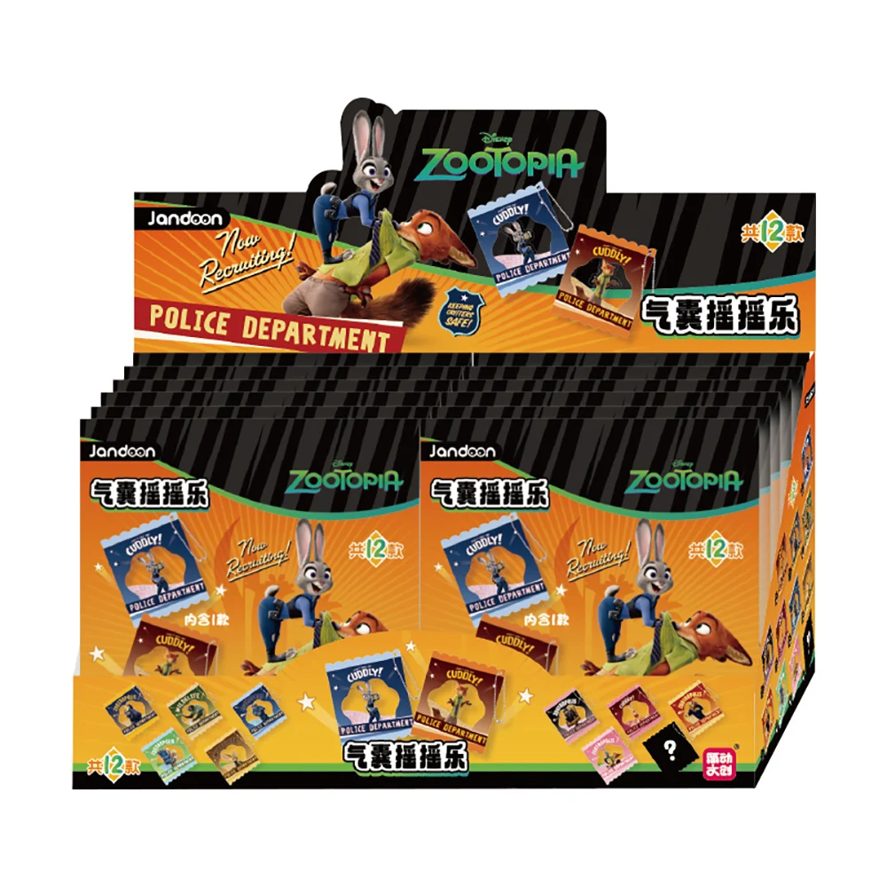 JANDOON Zootopia Acrylic Shaker Blind Box Judy Hopps Flash Collectibles Anime Peripherals Toys Hadiah Liburan yang Sempurna