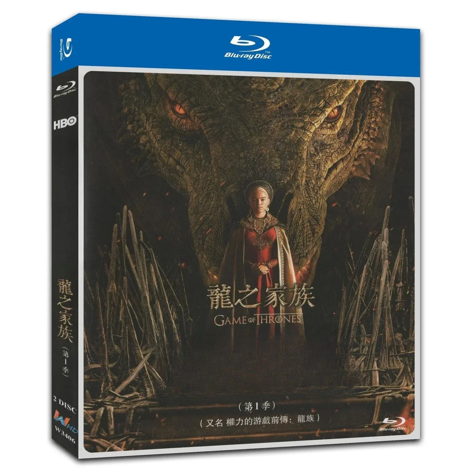 

Season 1 English/Chinese and English subtitles 2 Blu-ray discs BD