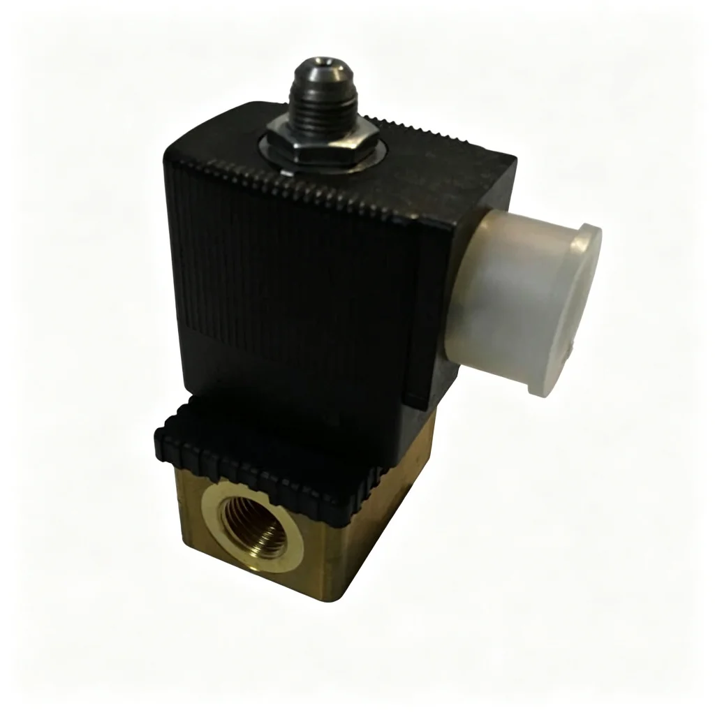 6014 Solenoid Valve 3/2-Way Direct-Acting Plunger Valve 16 bar Max Pressure FKM Seal Industrial Grade Module