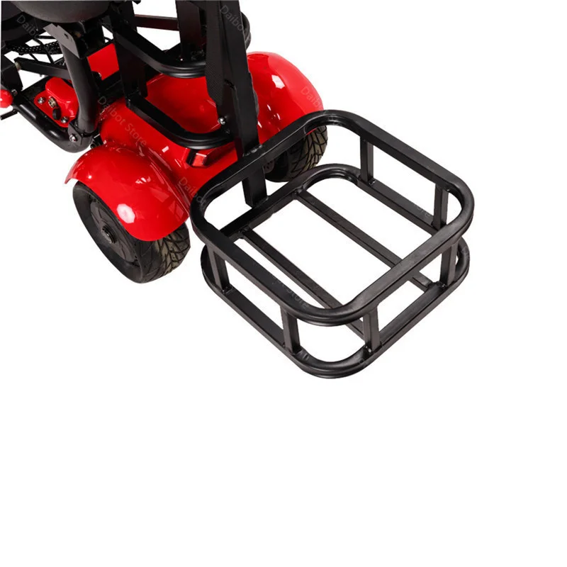 Leichter, zusammenklappbarer Reisemobilitätsroller für ältere Menschen mit Golfauto, 800 W, 36 V, Mini-Elektroroller für Erwachsene mit Sitz – Detail 12