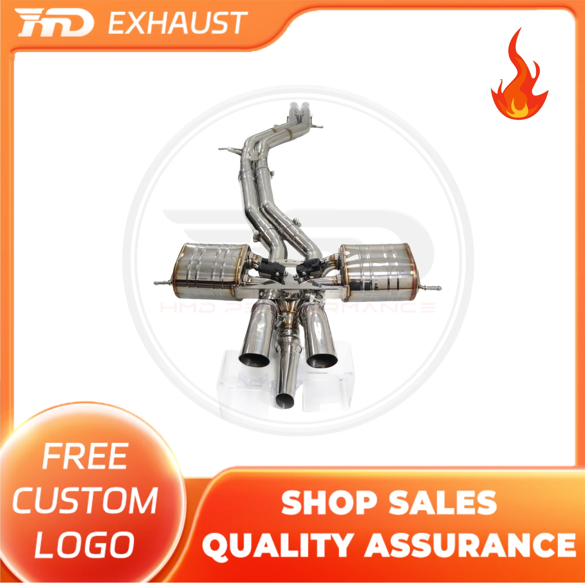 

HMD Exclusive customization Stainless Steel Exhaust System Performance Catback for Lamborghini URUS Muffler With Valve