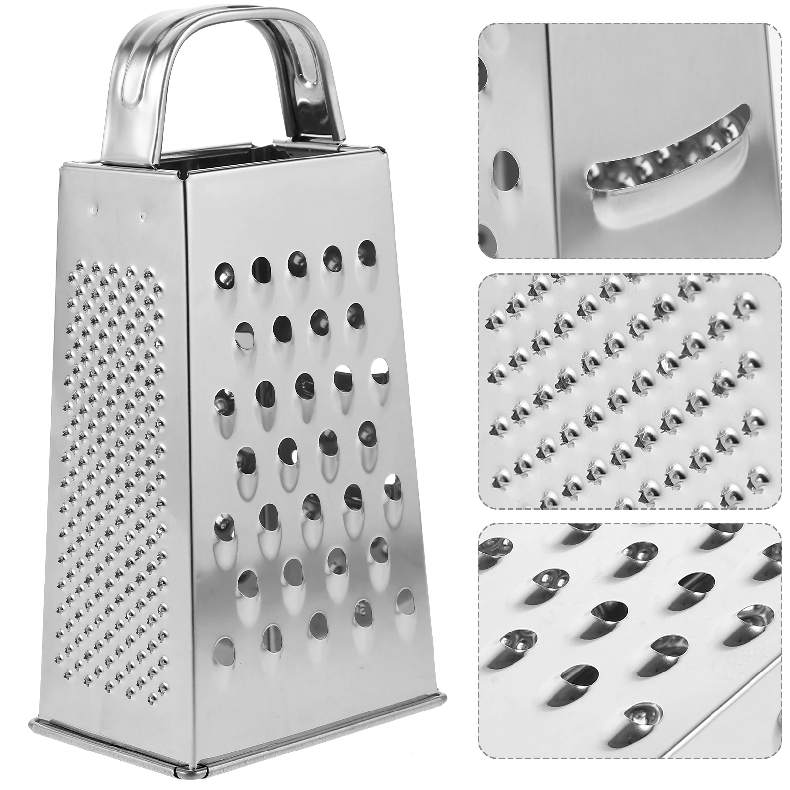 

Four-sided Grater Food Grinder Kitchen Tools Multifunctional Stainless Steel Vegetables Graters for Handheld